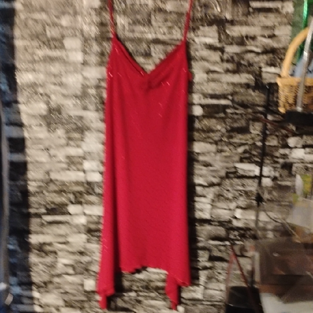 Poetry Red Sleeveless Dress